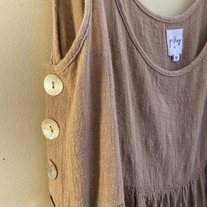 Brown Princess Polly Mini Dress